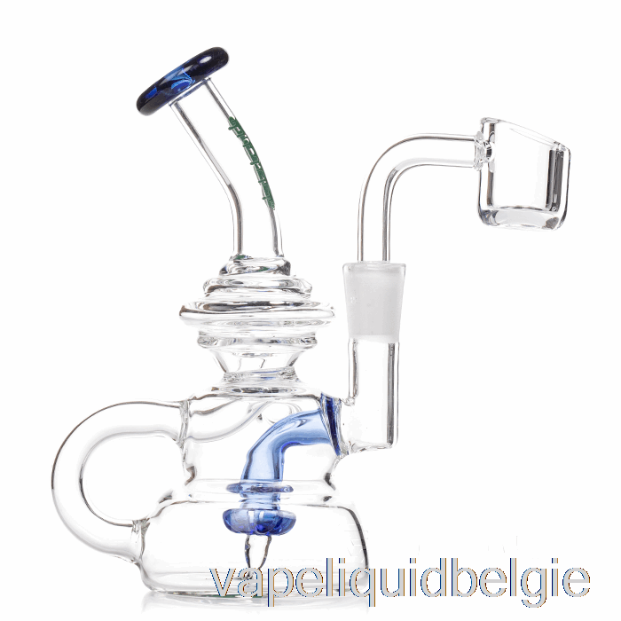 Vape Liquid Ooze Flood Mini Dab Rig Ultra Marine (helder / Blauw)